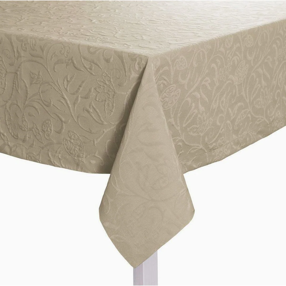 Pichler Cordoba Tischdecke, Rechteck 130/170 cm, grau, bügelfrei, waschbar