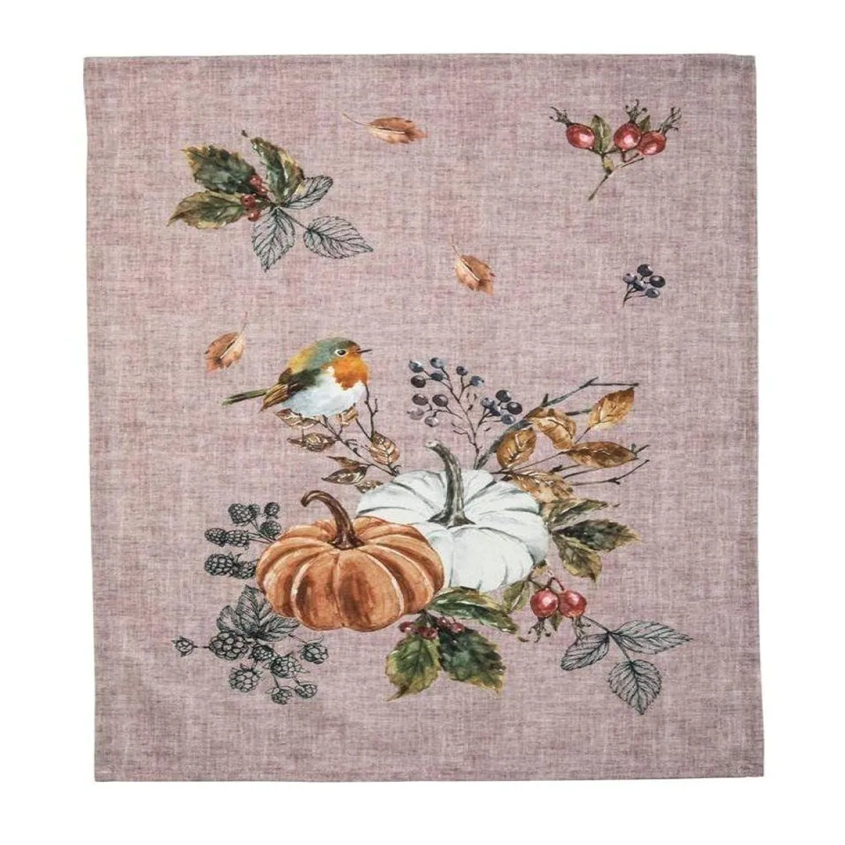 Pichler Geschirrtuch Robin, herbstliches Design, 100% Baumwolle, 50 x 70 cm